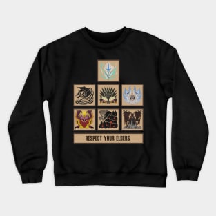 Monster Hunter WeltÃ¤lteste Drachen 28 Crewneck Sweatshirt